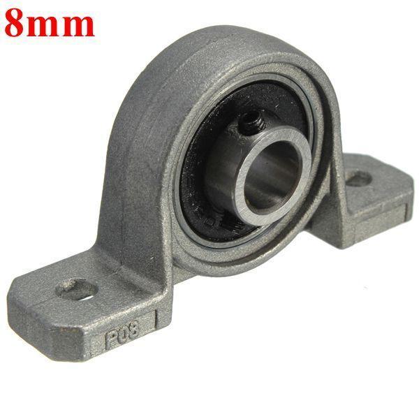 shopping כלים מכאניים 8mm Bore Diameter Pillow Block Mounted Ball Bearing KP08 Zinc Alloy