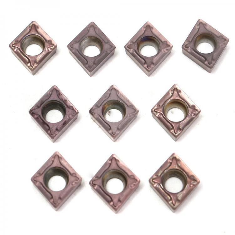 shopping כלים מכאניים 10pcs CCMT060204 VP15TF Carbide Insert for SCLCR Turning Tool Holder