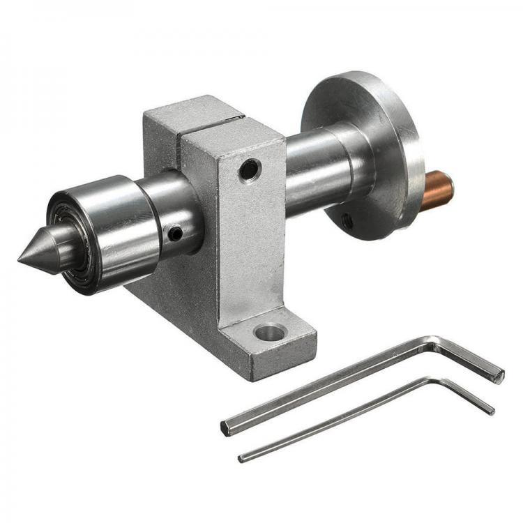 shopping כלים מכאניים Machifit Double Bearing Live Center Revolving Centre DIY Accessories for Mini Lathe