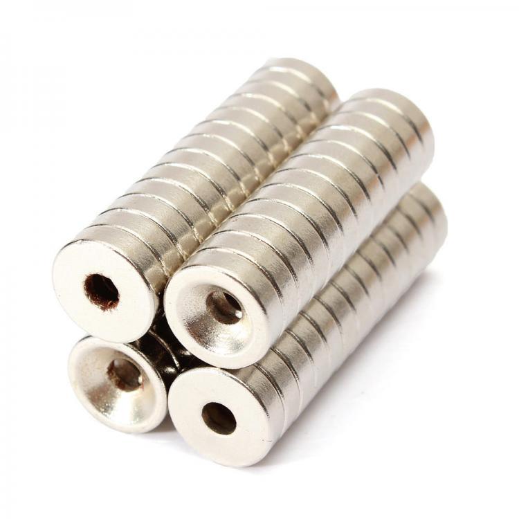 shopping כלים מכאניים Effetool 50pcs N50 10x3mm Strong Ring Magnets 3mm Hole Rare Earth Neodymium Magnet