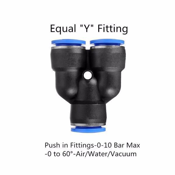 shopping כלים מכאניים Pneumatic Push In Fittings for Air Water Hose Pipe Connectors Tube Connector