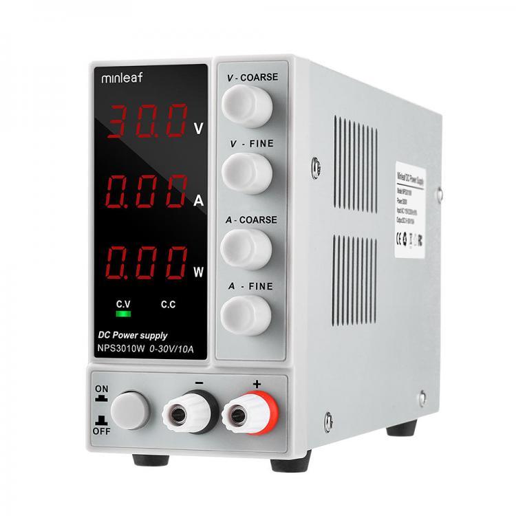 shopping ציוד חשמל Minleaf NPS3010W 110V/220V Digital Adjustable DC Power Supply 0-30V 0-10A 300W Regulated Laboratory Switching Power Supply