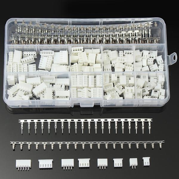 shopping ציוד חשמל Excellway DH32 560Pcs 2/3/4/5Pin Male/Female Wire Jumper Head Connector Adapter Plug Set