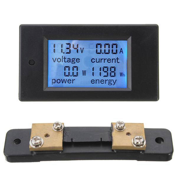 shopping ציוד חשמל Excellway&reg; 100A DC Digital Multifunction Power Meter Energy Monitor Module Volt Meterr Ammeter With 50A Shunt