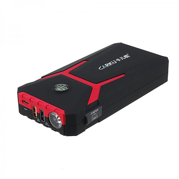 shopping ציוד חשמל CARKU X6 12V 10000mAh Emergency Jump Starter Booster Multi-functional LED Light Compass SOS Mode Power Bank Q3.0 Fast Charging Aut