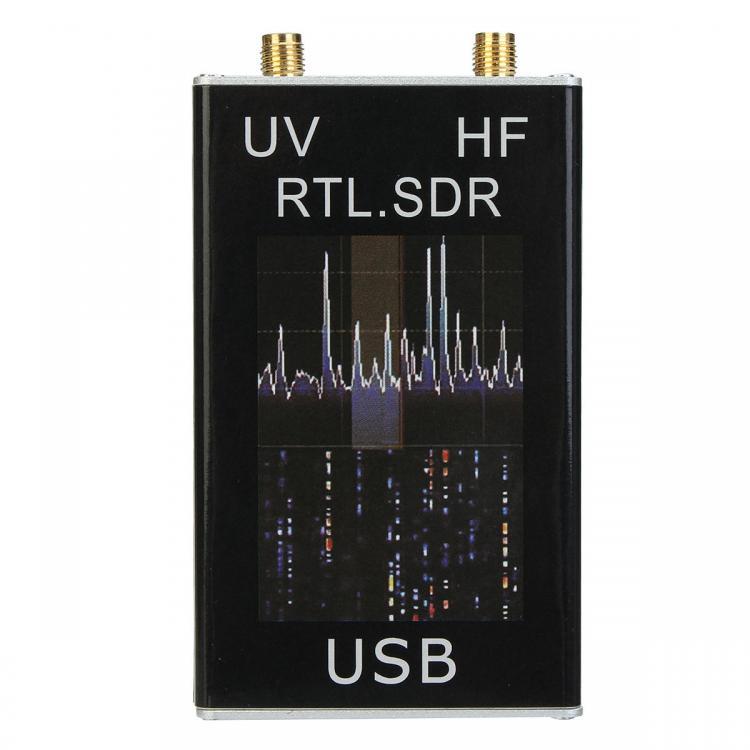 shopping ציוד חשמל Excellway&reg; Ham Radio Receiver 100KHz-1.7GHz Full Band UV RTL-SDR USB Tuner Receiver