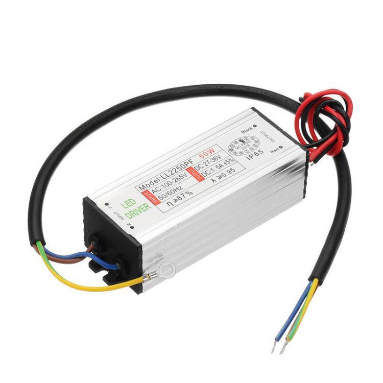 shopping ציוד חשמל 50w Waterproof Power Supply AC85-265V To 27-36V LED Power Supply Driver Adapter