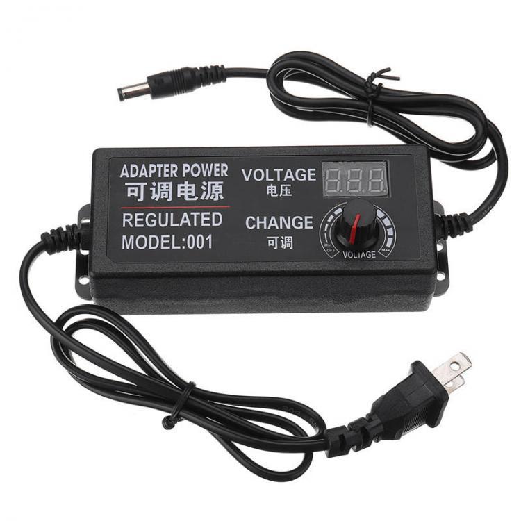 shopping ציוד חשמל AC DC Adjustable Power Adapter Supply Plug 3-24V 2A 48W Speed Control Volt Display