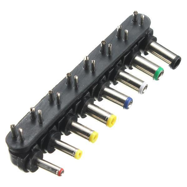 shopping ציוד חשמל 8Pcs Universal Notebook Laptop PC laptop AC DC Power Adapter Charger Tips Set