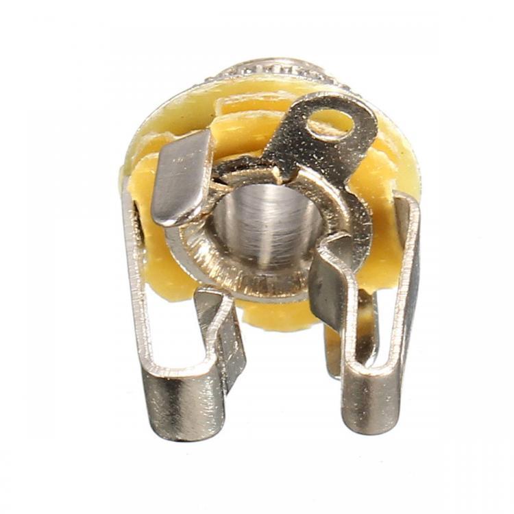 shopping ציוד חשמל 3.5mm Stereo Sound Jack Chassis Panel Socket Phono Audio Earphone Screw nut