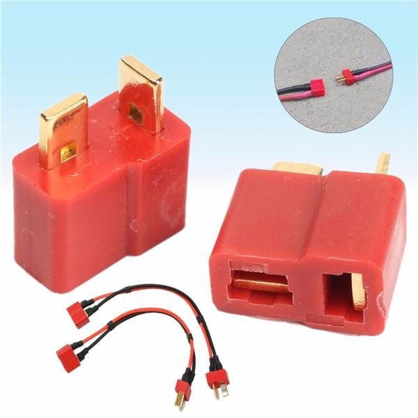 shopping ציוד חשמל Excellway&reg; DC 012 20pcs T Plug Male &amp; Female Connectors Deans Style For RC LiPo Battery