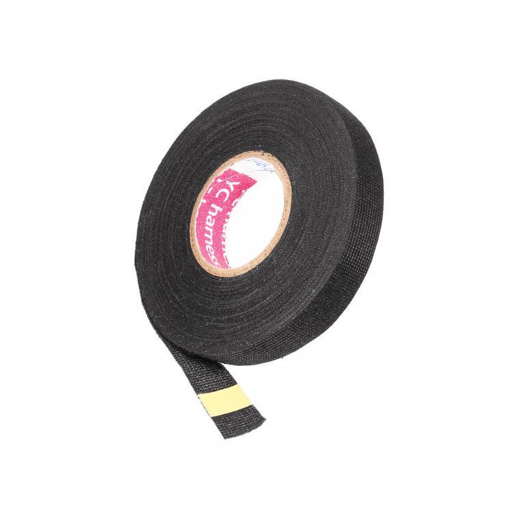 shopping ציוד חשמל 15mm x 15m Adhesive Cloth Fabric Tape Wool Roll Black Wiring Harness Electric Cable Wire Tape Tools