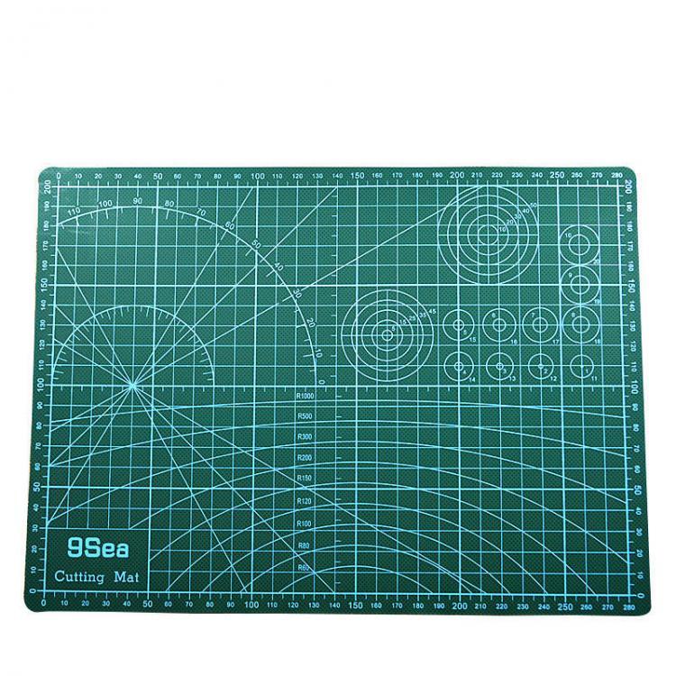 shopping ציוד חשמל Mrosaa A3 PVC Cutting Mat Patchwork Cut Pad DIY Tool Cutting Board Double-sided Self-healing