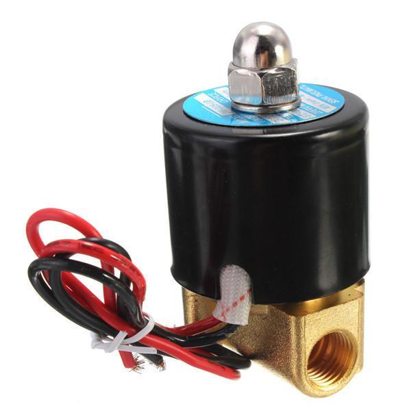 shopping ציוד חשמל 1/4 inch Electric Solenoid Valve For Water Air Gas Diesel 12V DC