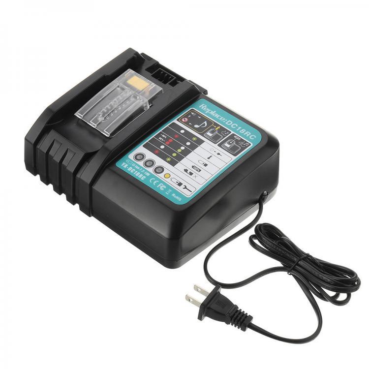 shopping ציוד חשמל 18V DC18RA DC18RC 3A Li-Ion Battery Charger for Makita 7.2V-18V DC18RC BL1860 BL1845 1815 Power Tool Charger