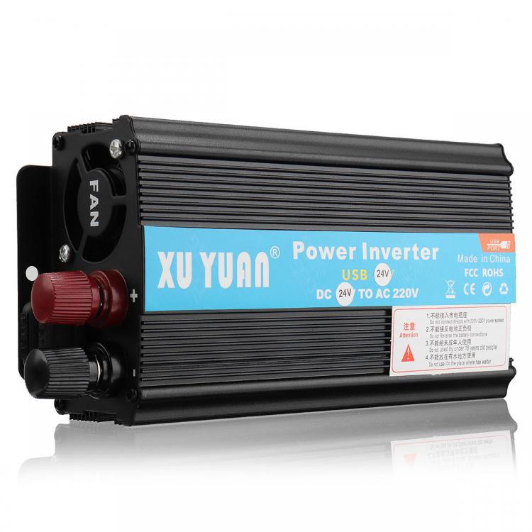 shopping ציוד חשמל 4000W 12V/24V DC to 110V/220V AC Solar Power Inverter LED Modified Sine Wave Converter Black