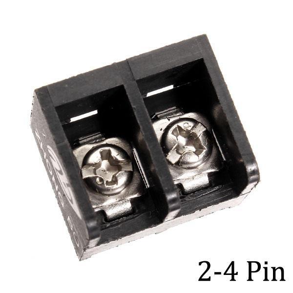 shopping ציוד חשמל 10pcs 2-4 Pin 8.25mm Barrier Screw Terminal Blocks Connectors Black