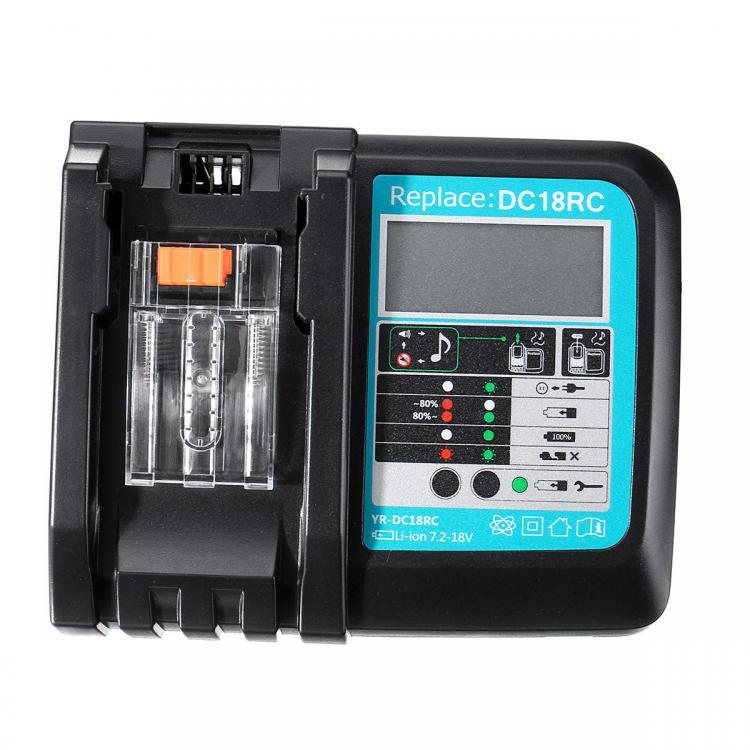 shopping ציוד חשמל DC18RC Fast Lithium-Ion Battery Charger BL1830 BL1840 BL1850 For 14.4V 18V Makita Battery