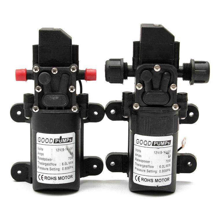 shopping ציוד חשמל FL-3308 130PSI 6L/Min Water High Pressure Diaphragm Pump Caravan Boat DC12V