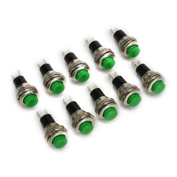 shopping ציוד חשמל Wendao DS-316 250V 1A 10mm Self-resetting OFF/ON Switch Push Button No Lock 10pcs