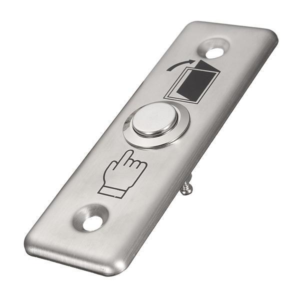 shopping ציוד לבית 92x28mm Stainless Steel Doorbell Push Button Switch Touch Panel