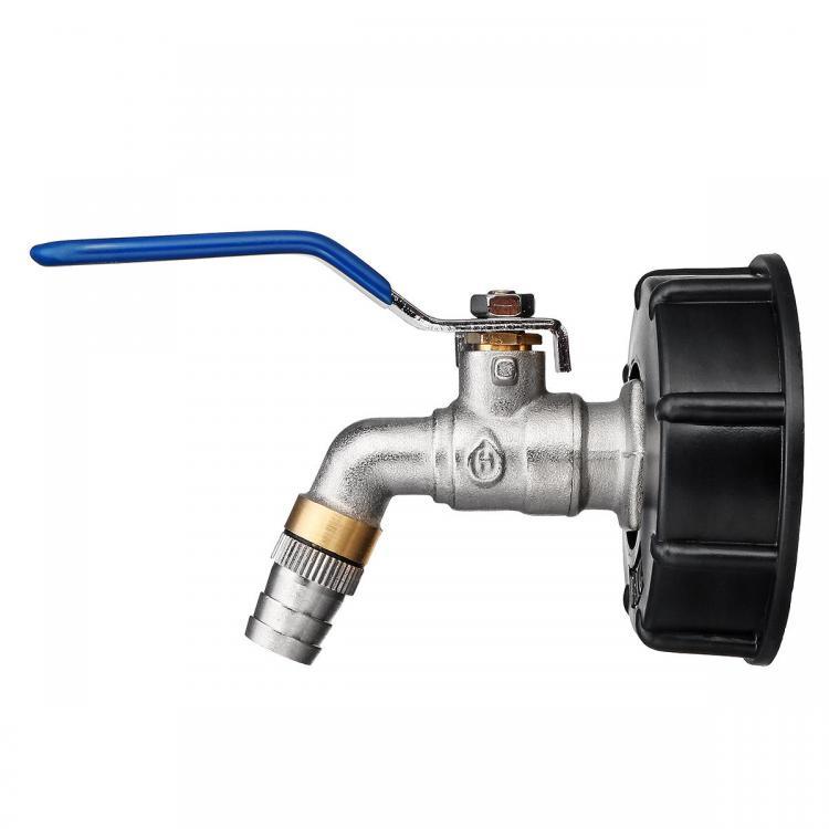 shopping ציוד לבית IBC S60X6 Water Tank Outlet Connector Fitting Adapter with Range of Tap Outlets Faucet