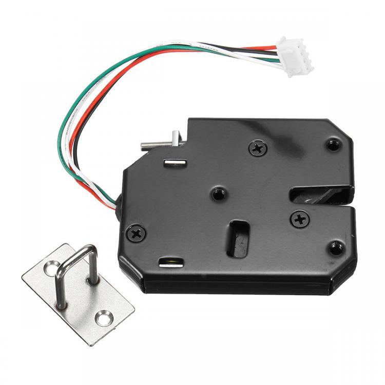 shopping ציוד לבית K03 DC 12V Electric Magnetic Intelligent Cabinet Door Lock Fail Secure 4 Wire with Manual Unlock