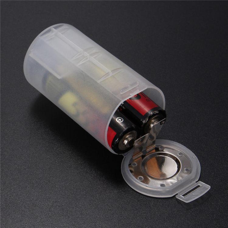 shopping ציוד לבית Battery Adapter Case 2 AA to D Size Battery Holder Conversion Switcher Converter Case