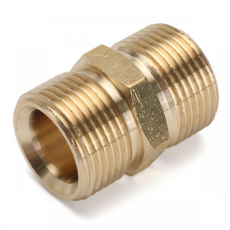 shopping ציוד לבית M22 Brass Pressure Washer Adapter Male to Male Hose Coulper Fitting for Kacher