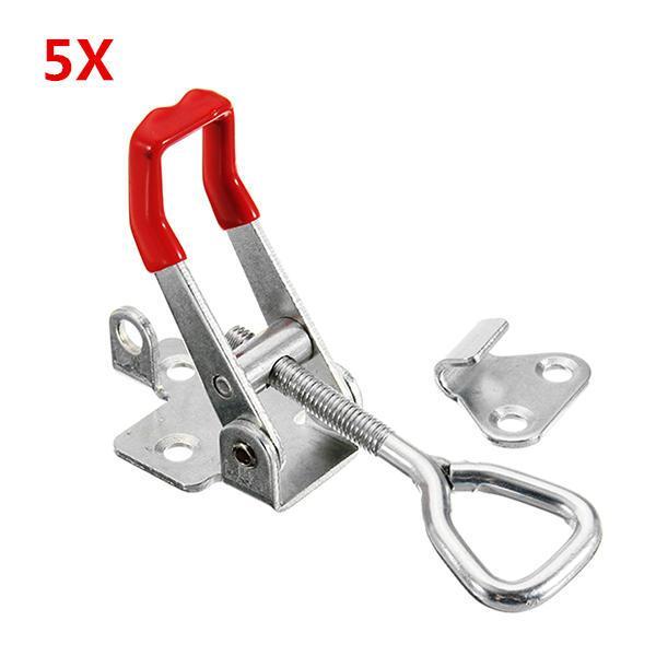 shopping ציוד לבית 5Pcs 180Kg/397Lbs Quick Latch Type Toggle Clamp Catch Adjustable Lever Handle