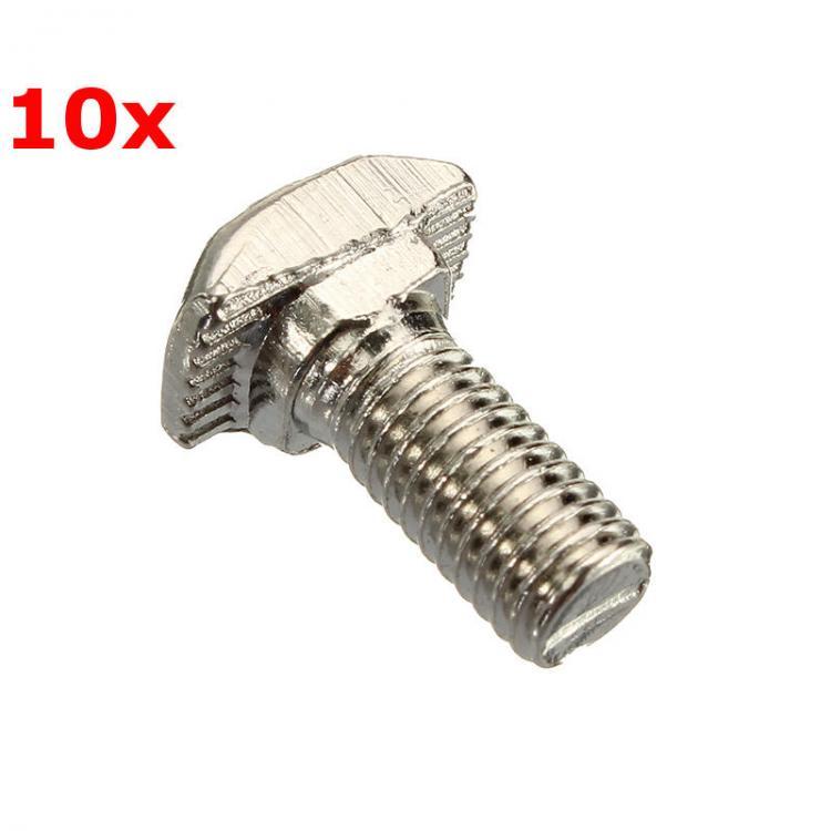 shopping ציוד לבית Suleve&trade; M5T20 10Pcs M5 20 T-Bolt Carbon Steel European Standard Screws