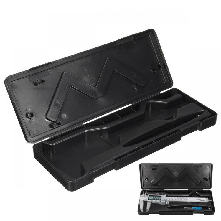 shopping ציוד לבית Black Plastic Vernier Caliper Box For 6 Inch Electronic Digital Micrometer Guage