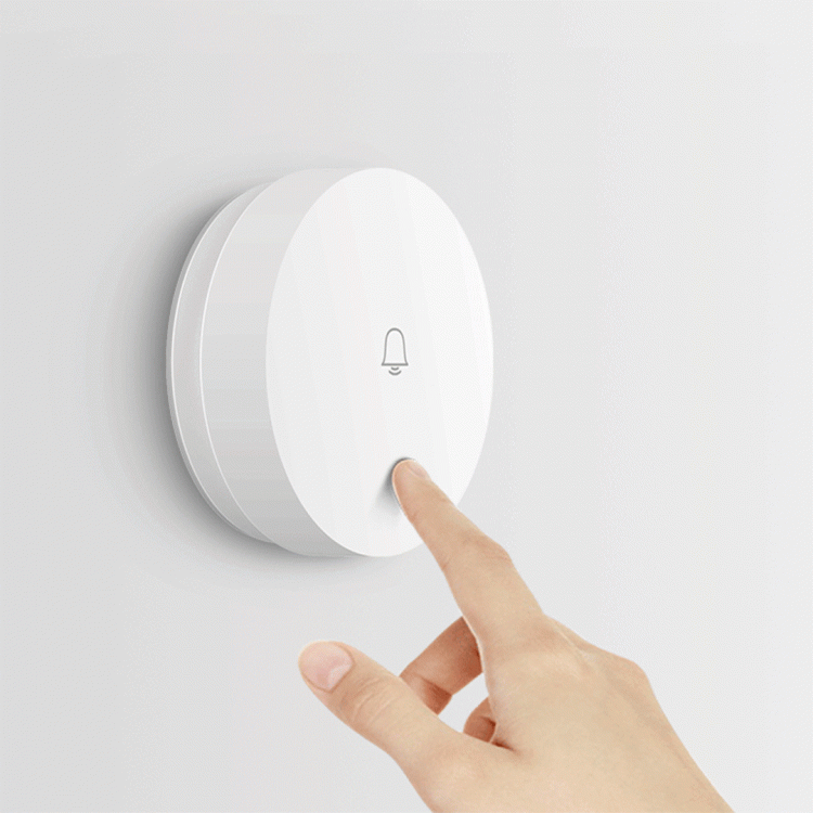 shopping ציוד לבית Linptech 110-240V Wireless Doorbell Self-Generating APP Smart Door Bell Transmitter No Battery No Power Required Memory Function w