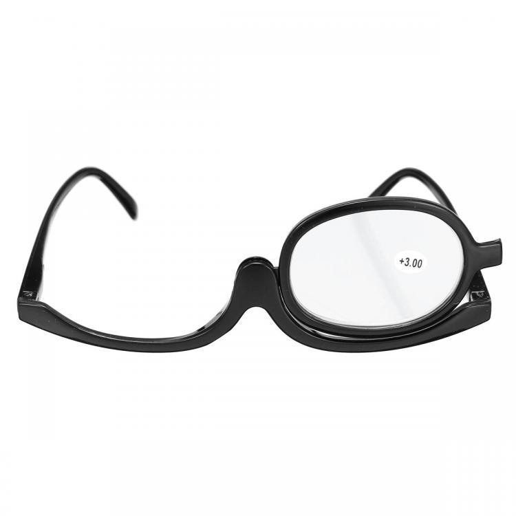 shopping ציוד לבית Women Makeup Magnifying Reading Glasses Flip Lens Make Up Eye Glasses +1.00 ~ +4.00