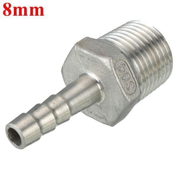 shopping ציוד לבית 1/2 Inch Male Thread Pipe Barb Hose Tail Connector Adapter 68mm To 19mm