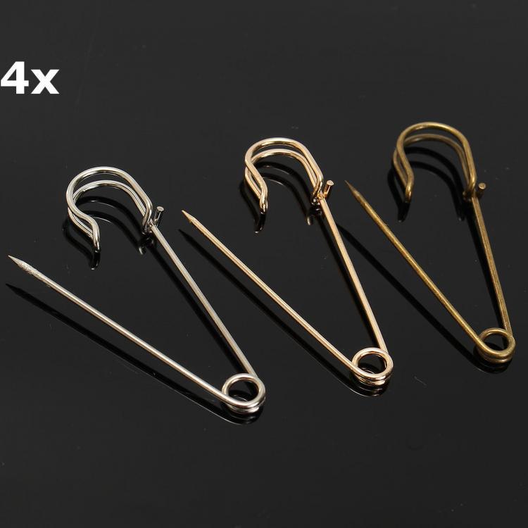 shopping ציוד לבית 4Pcs 50mm Safety Pins Scarf Needle Cloth for Sewing Craft