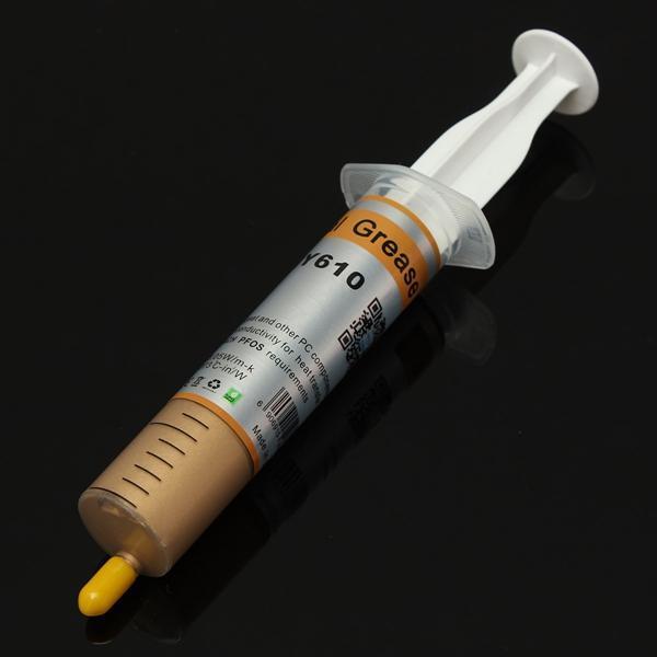 shopping ציוד הדבקה ואיטום 30g Golden Thermal Paste Grease Compound Silicone For Graphics CPU Heat Sink