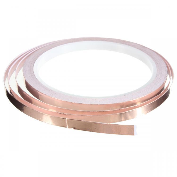 shopping ציוד הדבקה ואיטום Foil Tape Single Sided Conductive Self Adhesive Copper Heat Insulation 6mm x10m