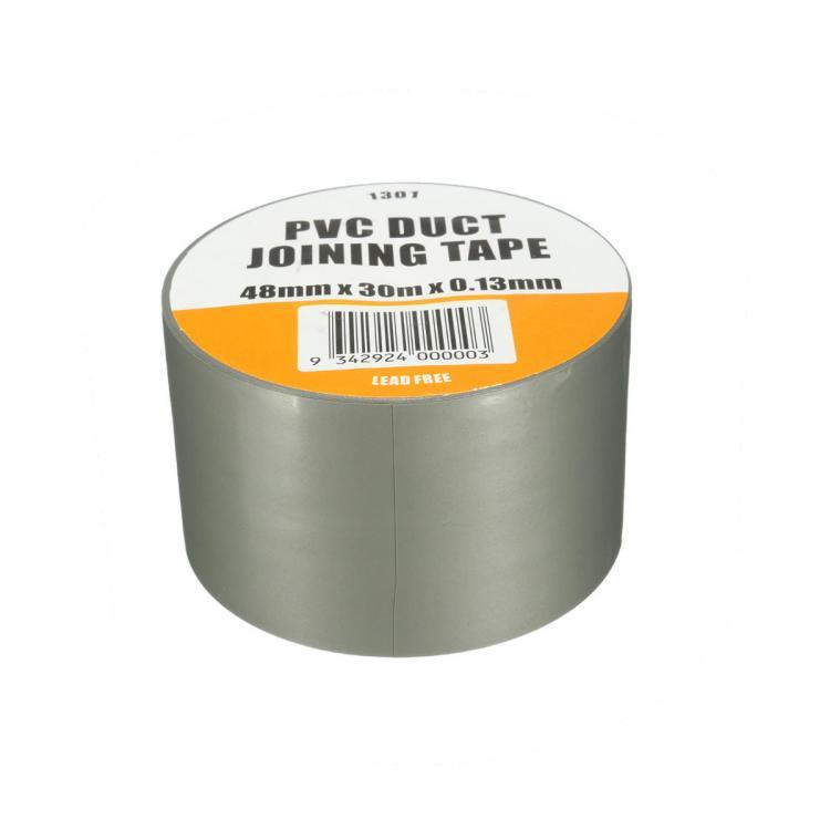 shopping ציוד הדבקה ואיטום PVC Duct Tape Waterproof Heavy Duty Gaffa Cloth Silver Grey 3000x4.8cm