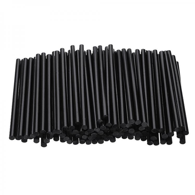shopping ציוד הדבקה ואיטום 100Pcs 7mm x 150mm Black Hot Melt Gule Sticks DIY Craft Model Repair Adhesive