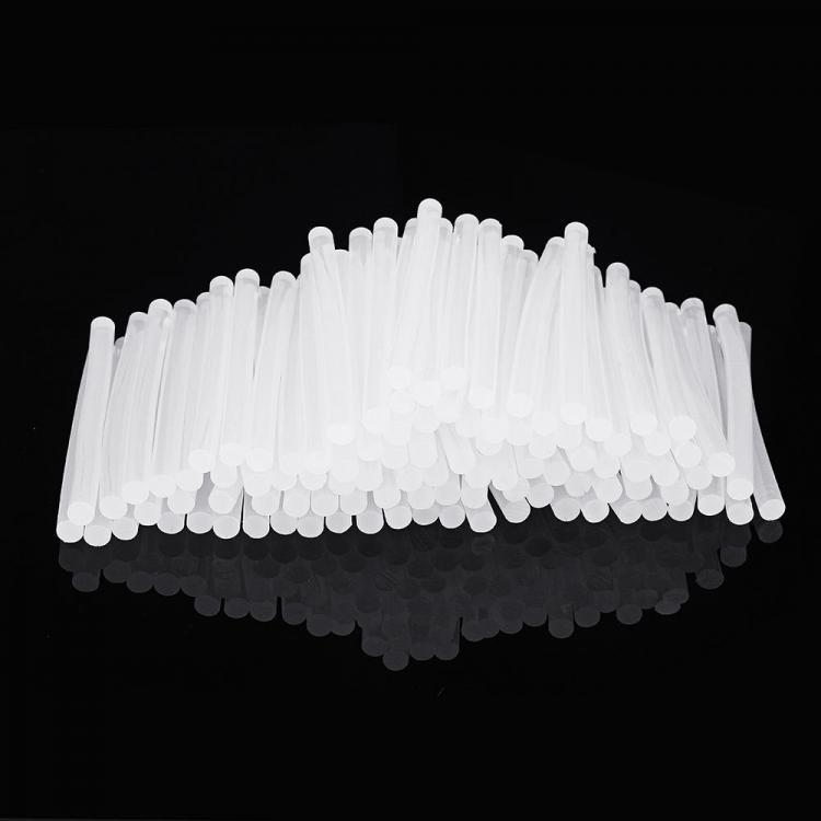 shopping ציוד הדבקה ואיטום 100Pcs 7mm x 100mm White Transparent Hot Melt Gule Sticks DIY Craft Modeling Repair Adhesive
