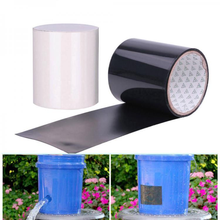 shopping ציוד הדבקה ואיטום 150x30cm PVC Black/White Super Fix Strong Waterproof Adhesive Tape Pipe Repair Tape Self Fixable Tape Stop Leak Seal Insulating Ta