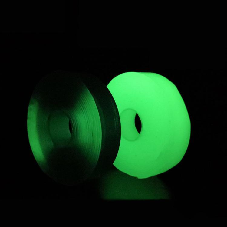shopping ציוד הדבקה ואיטום 1/2/3/5Mx30mm Nano PU Fluorescent Tape Double-sided Tape Traceless Luminous Tape Night Glow Sticker Home Decor