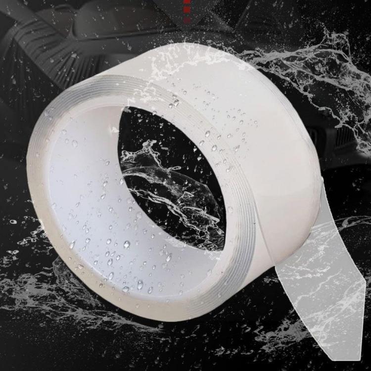 shopping ציוד הדבקה ואיטום 0.5mm Waterproof Transparent Adhesive Tape Traceless Sticky Tape Kitchen Sink Toilet Gap Strip Mildew Proof Water Seal Sticker