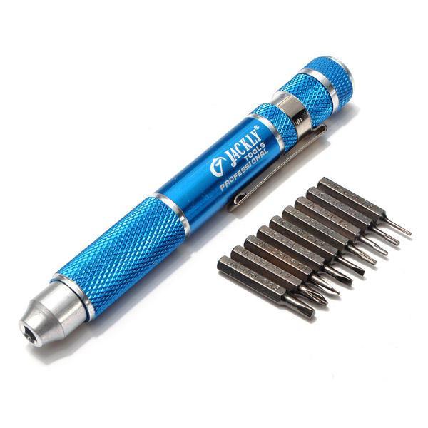shopping כלי עבודה JACKLY 9 in 1 Electronics Repairtools Precision Screwdriver Kit