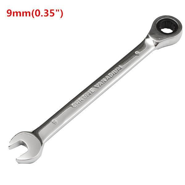 shopping כלי עבודה Raitool&trade; HT01 Chrome Vanadium Steel Metric Ratchet Spanner Gear Wrench Fixed Head 6-32mm