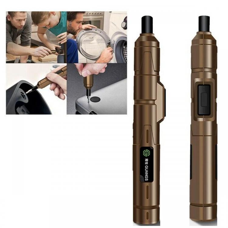 shopping כלי עבודה DC 3.6V 1300mAh Mini Power Screw Driver Lithium Cordless Electric Screwdriver Tool With 10Pcs Drill Bits