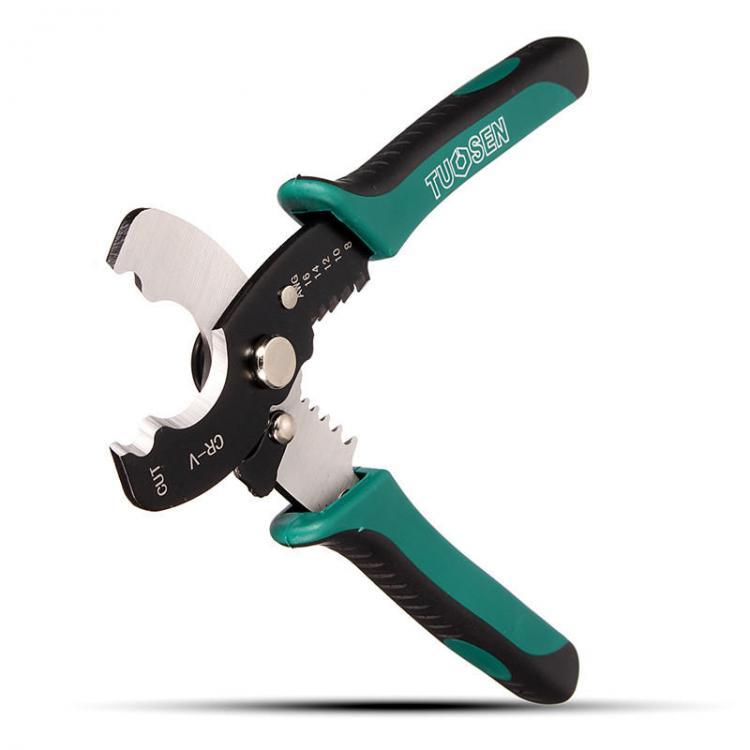 shopping כלי עבודה Multifunctional Wire Stripper Cable Cutting Scissor Stripping Pliers Cutter 1.6-4.0mm Hand Tools