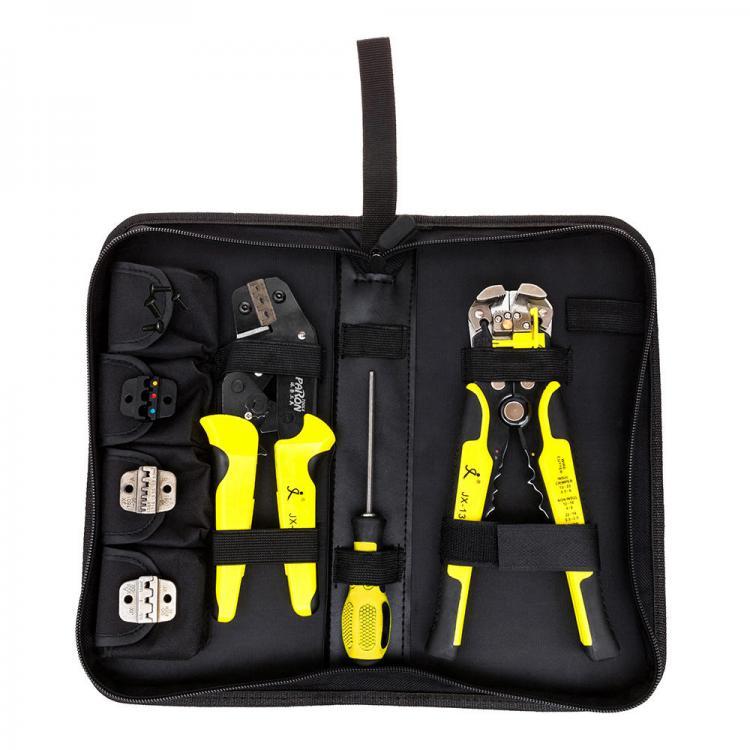 shopping כלי עבודה Paron&reg; JX-D4301 Multifunctional Ratchet Crimping Tool Wire Strippers Terminals Pliers Kit