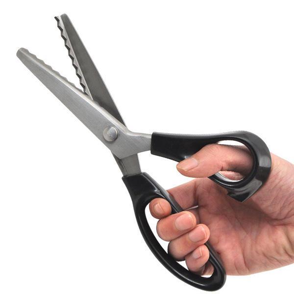 shopping כלי עבודה Pinking Shears Scissors Sewing Craft Upholstery Tailor Zig Zag Tool